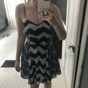 CHEVRON MINI DRESS